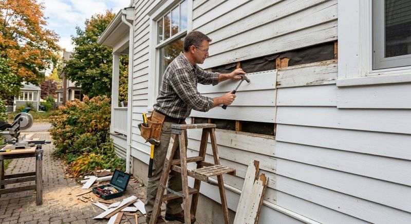 Our team working on Siding Service projects in Litchfield County, CT