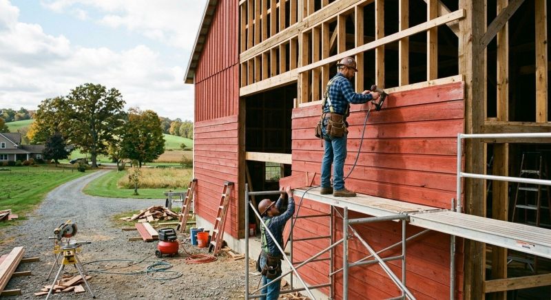 Barn Siding Installation in East Hartland, CT