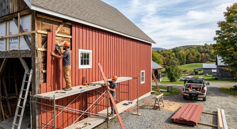 Barn Siding Installation in Litchfield, CT