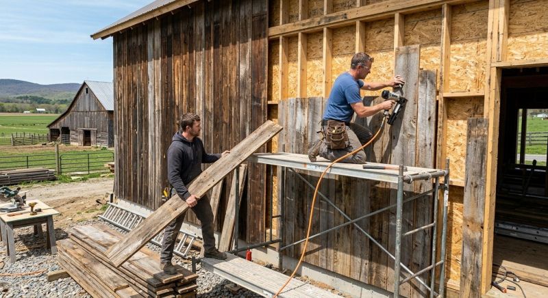 Barn Siding Installation in Middlebury, CT