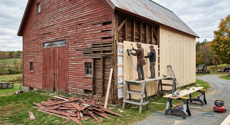 Barn Siding Replacement in Hartford, CT