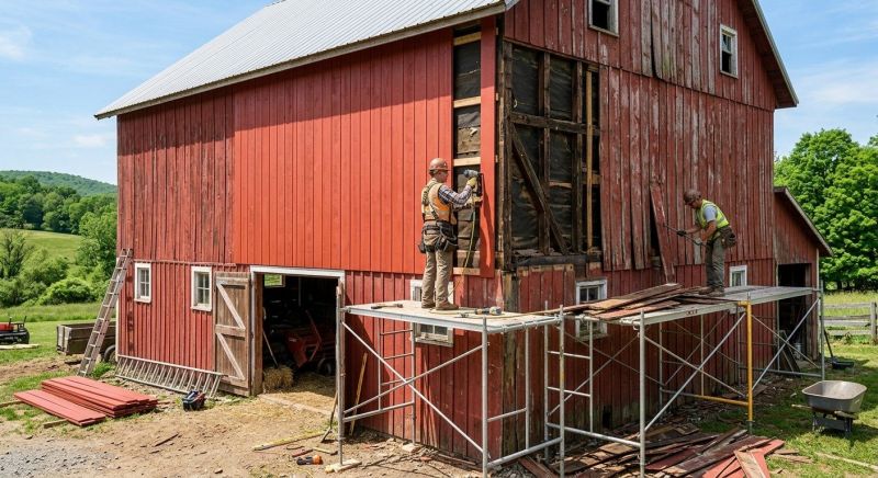 Barn Siding Replacement in Thomaston, CT