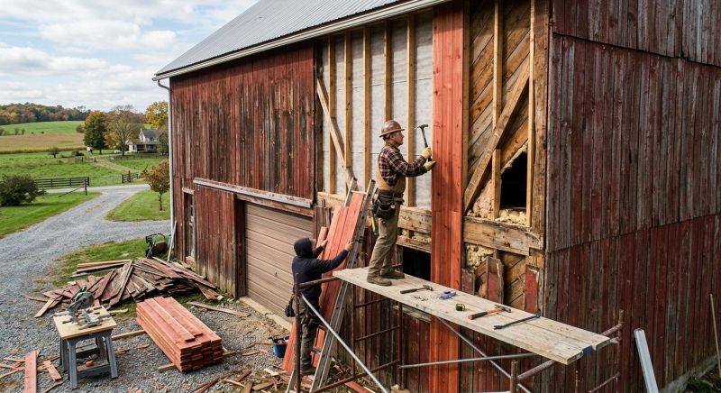 Barn Siding Replacement in Wethersfield, CT