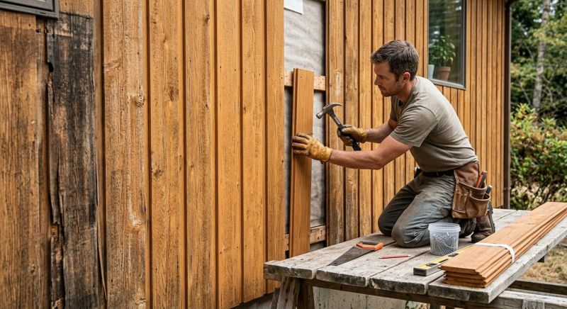Board Siding Repair in Granby, CT