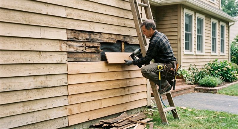 Board Siding Repair in Southington, CT