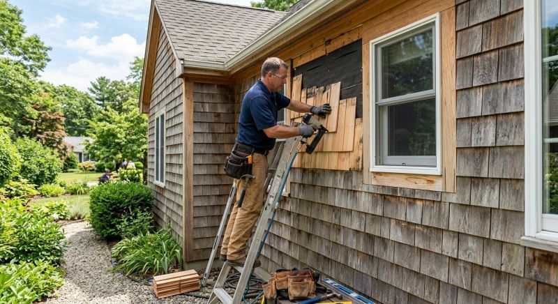 Cedar Shake Siding Repair in Plymouth, CT