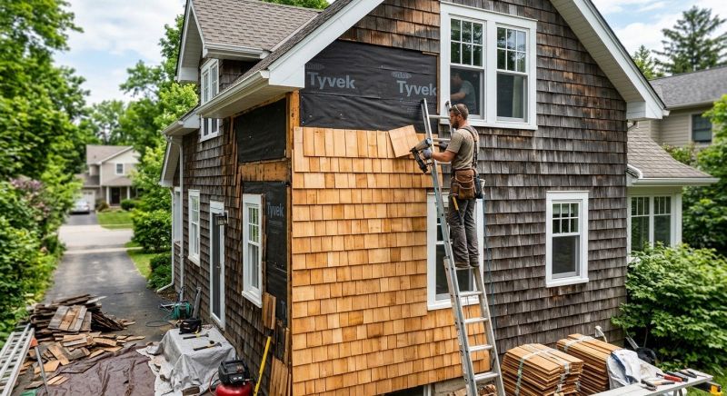 Cedar Shakes Replacement in Farmington, CT