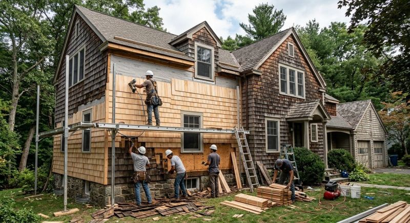 Cedar Shakes Replacement in New Hartford, CT