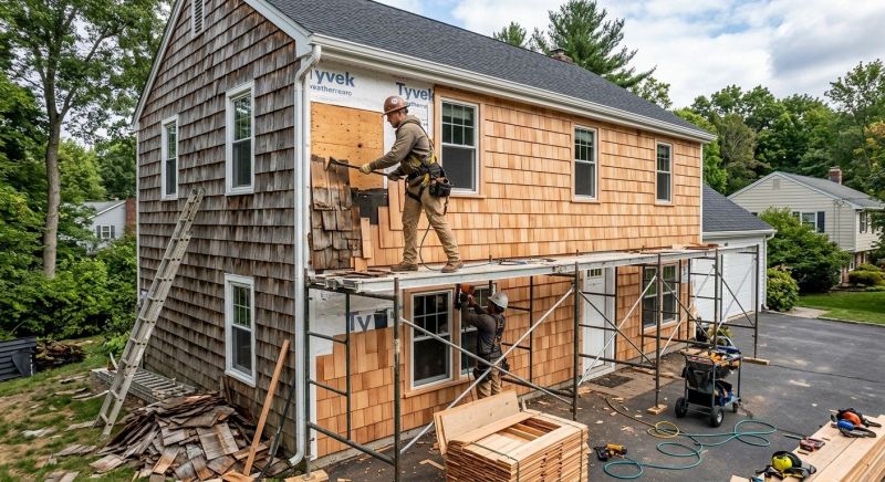 Cedar Shakes Replacement in Plymouth, CT