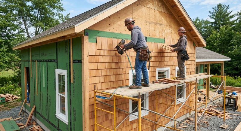 Cedar Siding Installation in Cornwall Bridge, CT