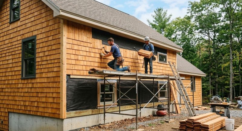 Cedar Siding Installation in Farmington, CT