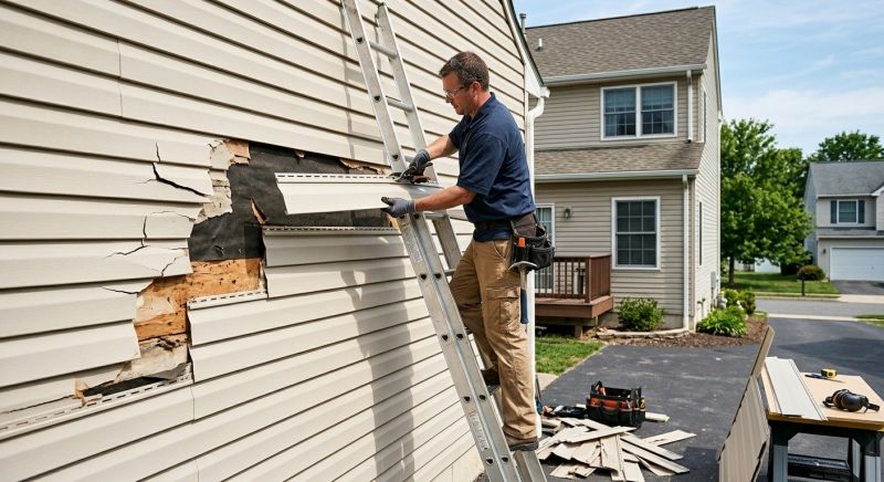 Damaged Siding Repair in Litchfield County, CT