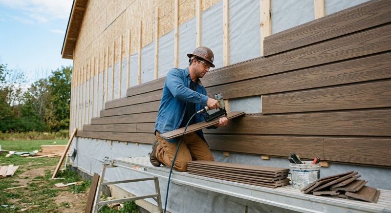 Faux Wood Siding Installation in Berlin, CT