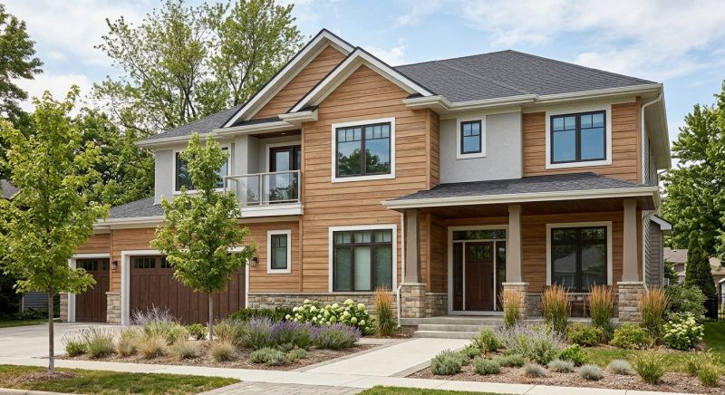 Faux Wood Siding Installation in Harwinton, CT