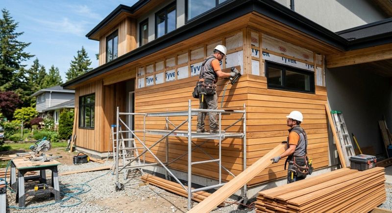 Faux Wood Siding Installation in Terryville, CT