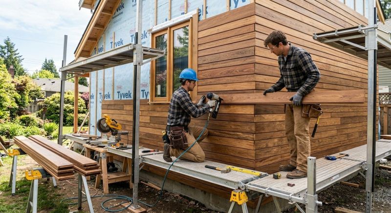 Hardwood Siding Installation in New Milford, CT