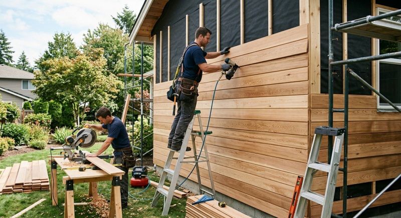 Hardwood Siding Installation in Wethersfield, CT