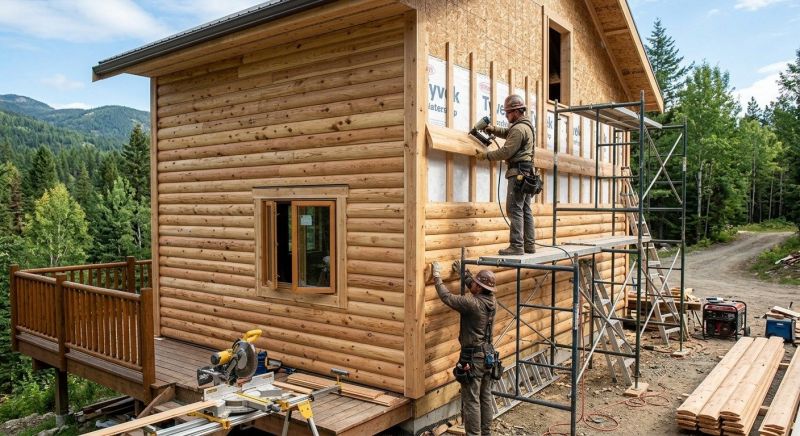 Log Siding Installation in Cheshire, CT
