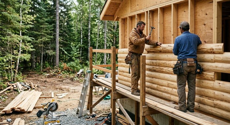 Log Siding Installation in North Canton, CT