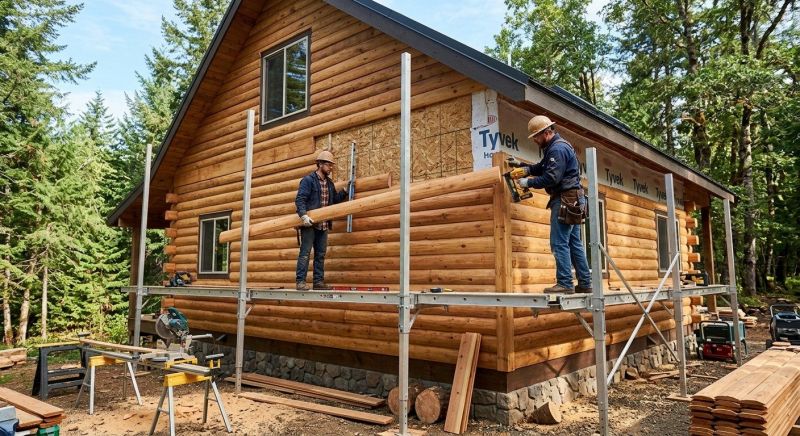 Log Siding Installation in Roxbury, CT