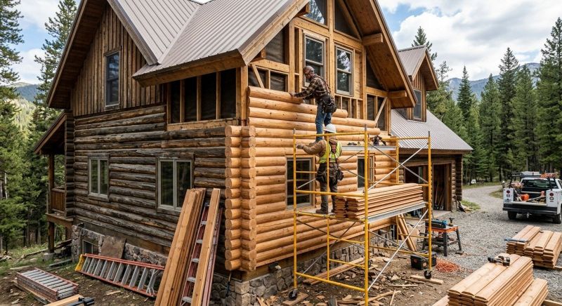 Log Siding Installation in Roxbury, CT