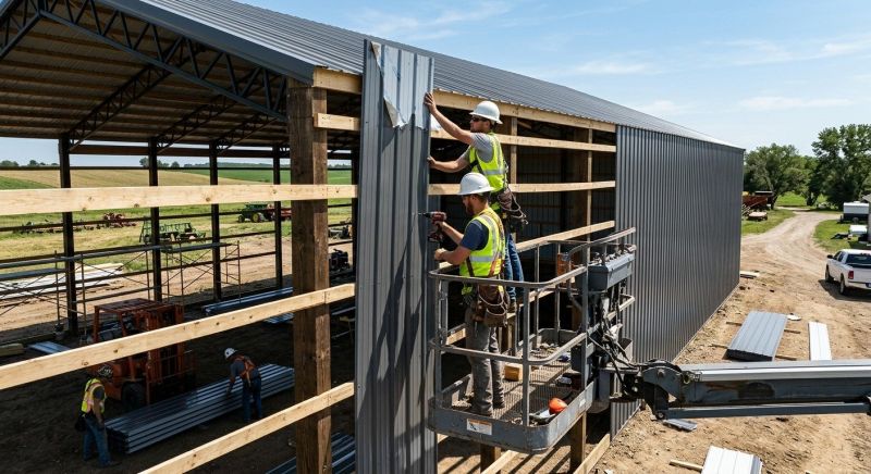 Metal Barn Siding Installation in Litchfield County, CT