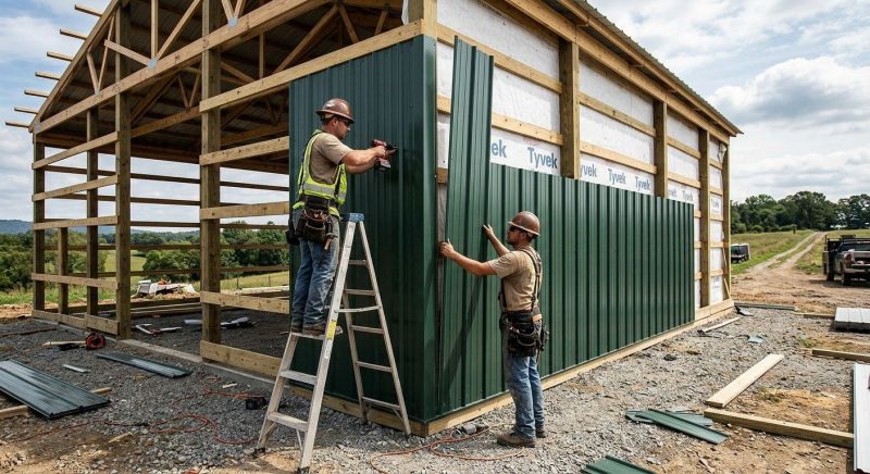 Metal Barn Siding Installation in Litchfield County, CT