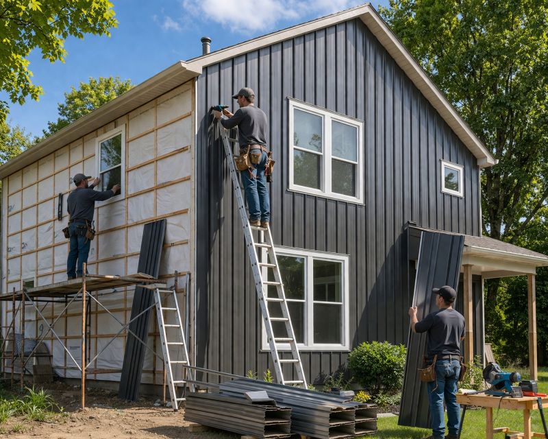 Metal Siding Installation in West Suffield, CT