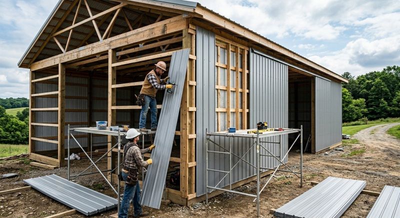 Pole Barn Siding Installation in Litchfield County, CT