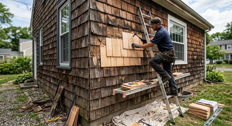Shake Siding Repair in Roxbury, CT
