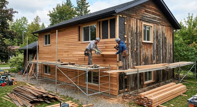 Wood Cladding Installation in Bristol, CT