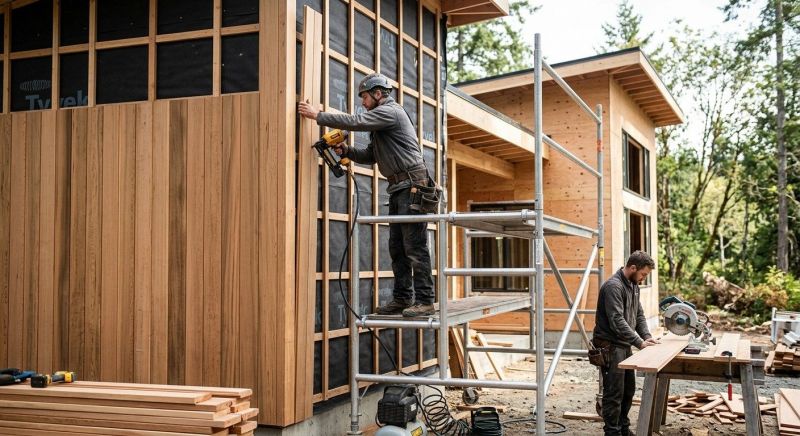 Wood Cladding Installation in Cheshire, CT
