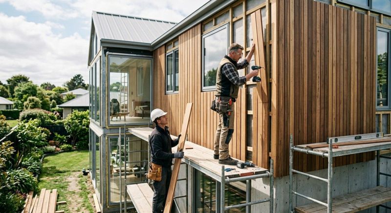 Wood Cladding Installation in Farmington, CT