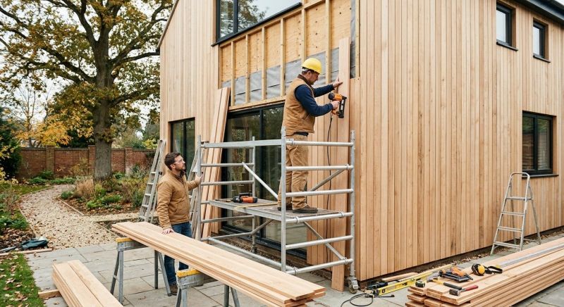 Wood Cladding Installation in New Milford, CT