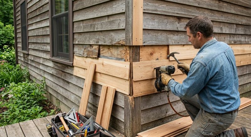 Wood Cladding Repair in Cornwall Bridge, CT