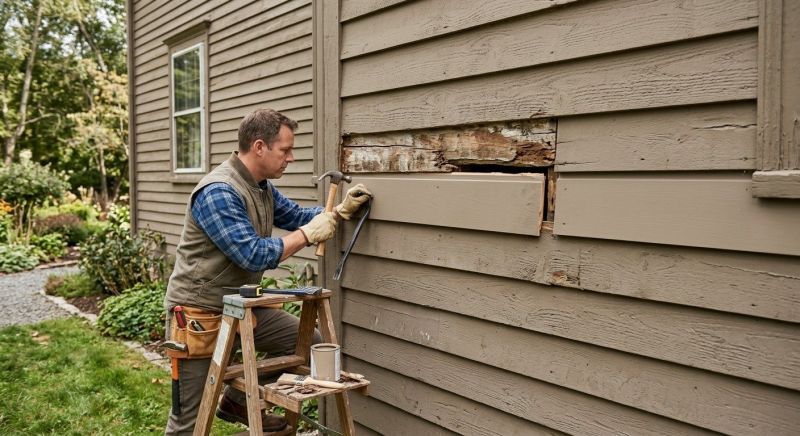 Wood Cladding Repair in West Cornwall, CT