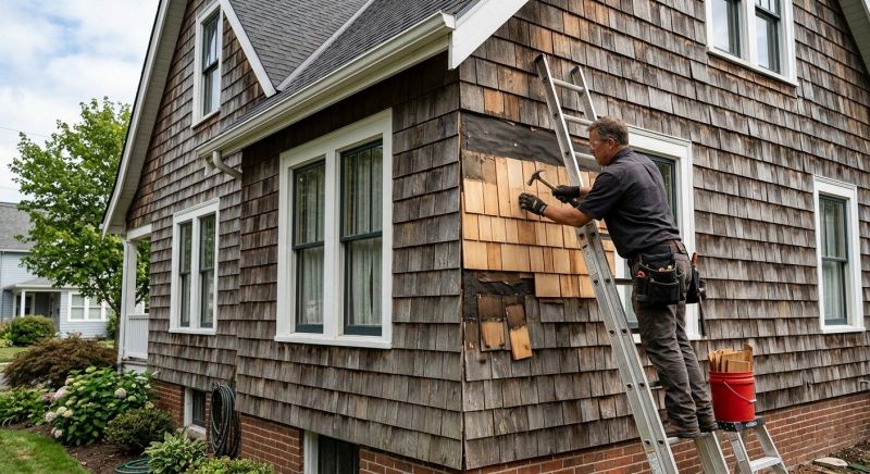 Wood Shake Siding Repair in Litchfield County, CT
