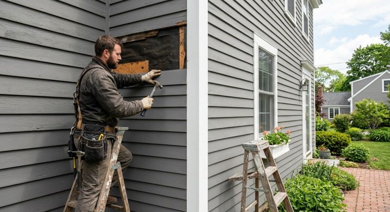 Wood Siding Repair in Riverton, CT