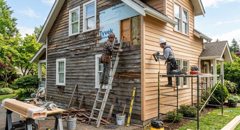 Wood Siding Replacement in Woodbury, CT